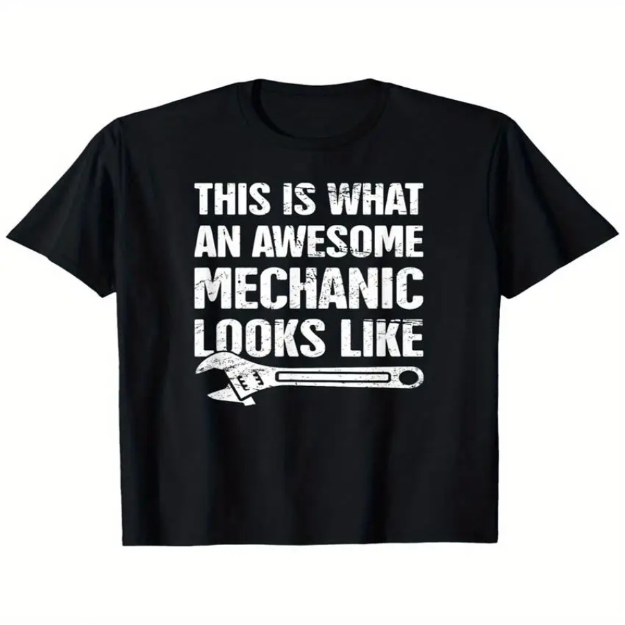 Auto Repair Shop Design - Men's and Women's Mechanic T-Shirt 100%