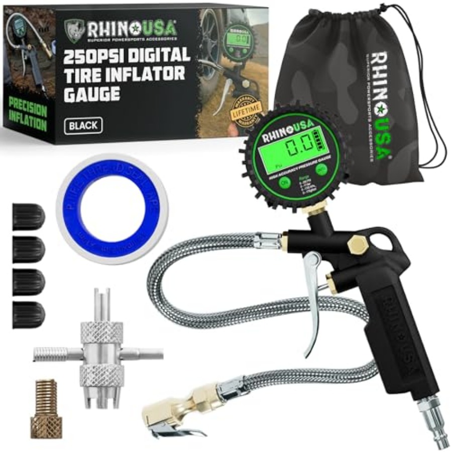 Air Compressor - Digital Tire Pressure Gauge with Inflator