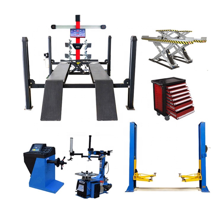 Wheel Alignment Machine - Tire Changer Combo Car Garage Equipment
