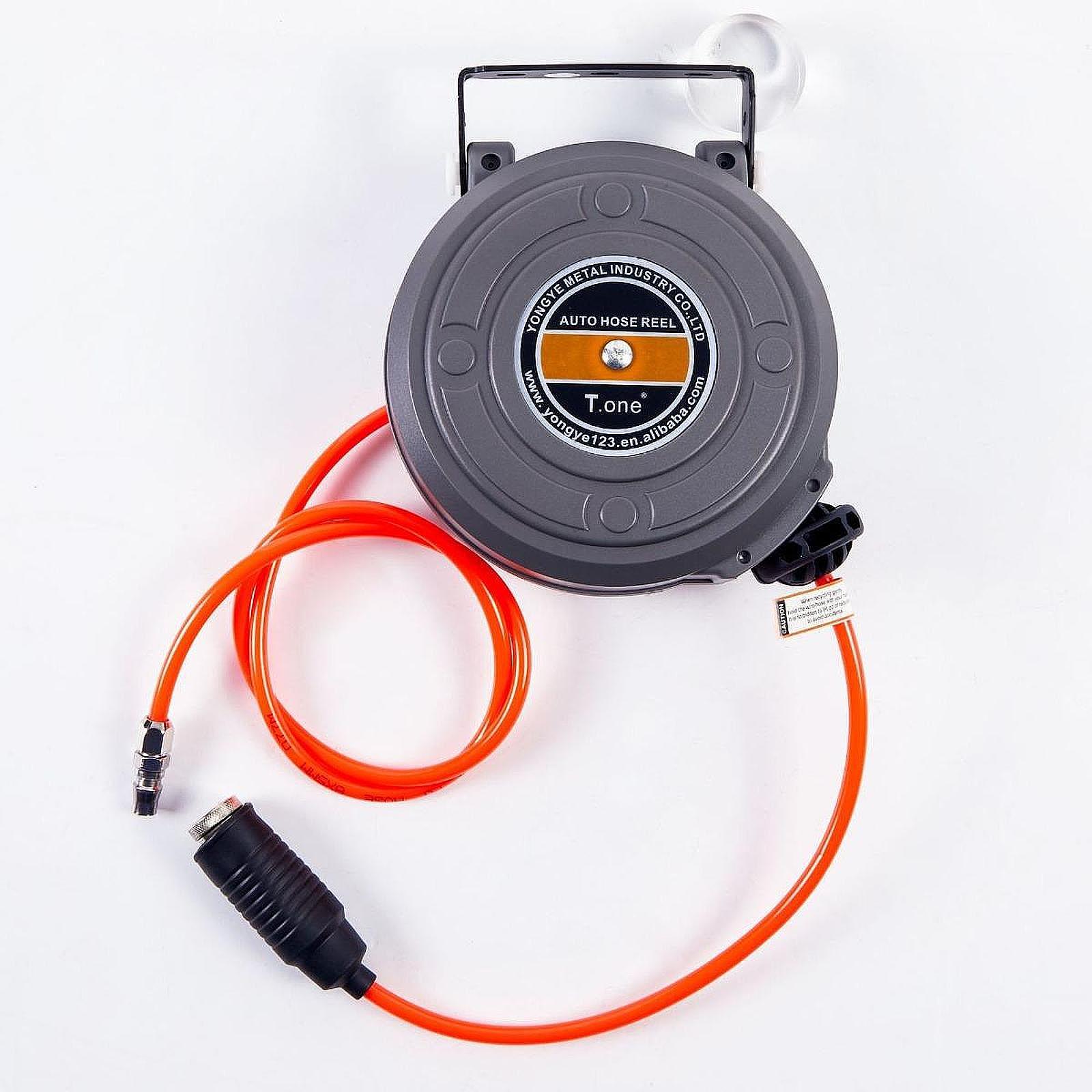 Auto Repair Shop Design - Retractable Auto Rewind Air Hose Reel,