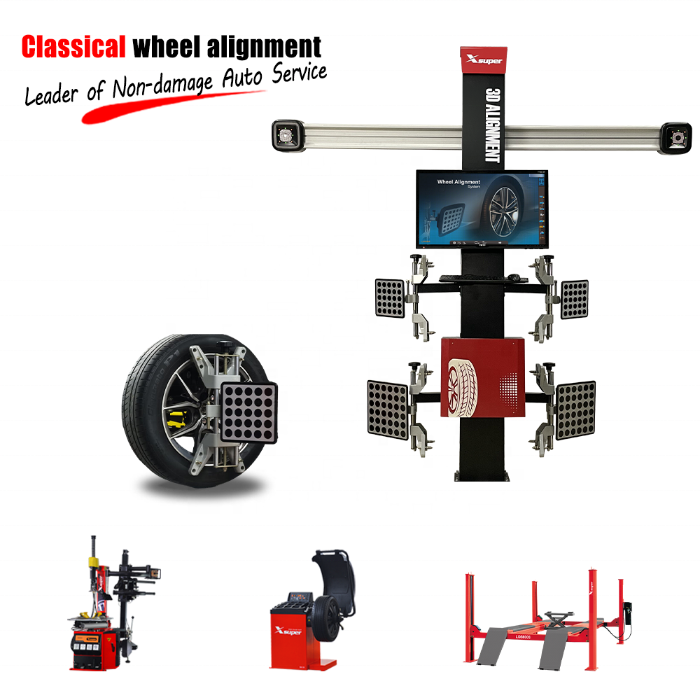 Wheel Alignment Machine - Manual Four Wheel Aligning 3d Automotive