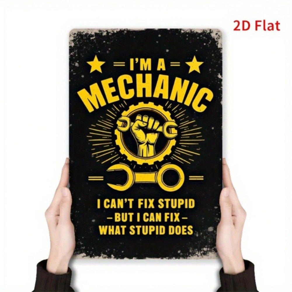 Funny Metal Wall Sign 