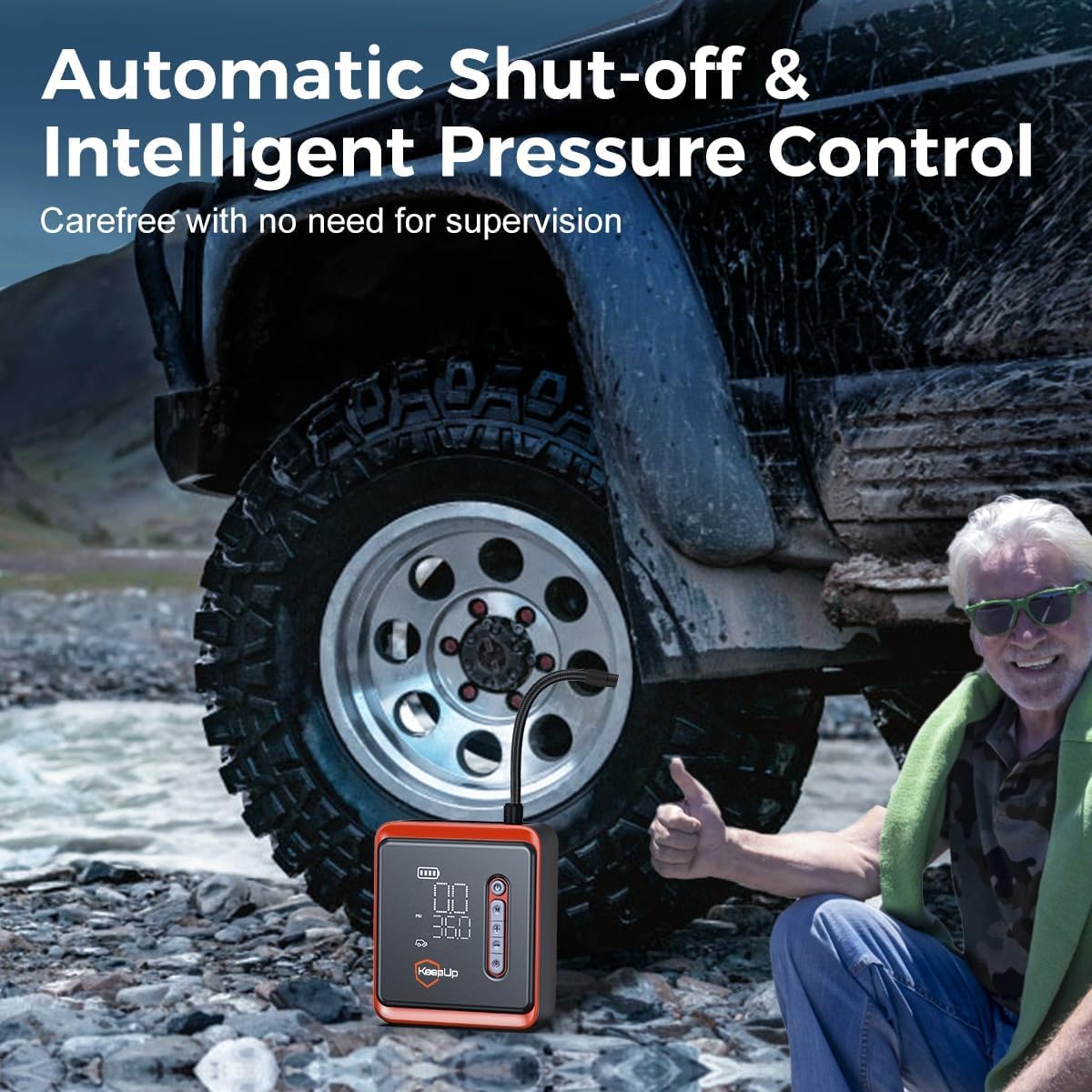 Tire Inflator Portable Air Com - Air Compressor recensie en prijs