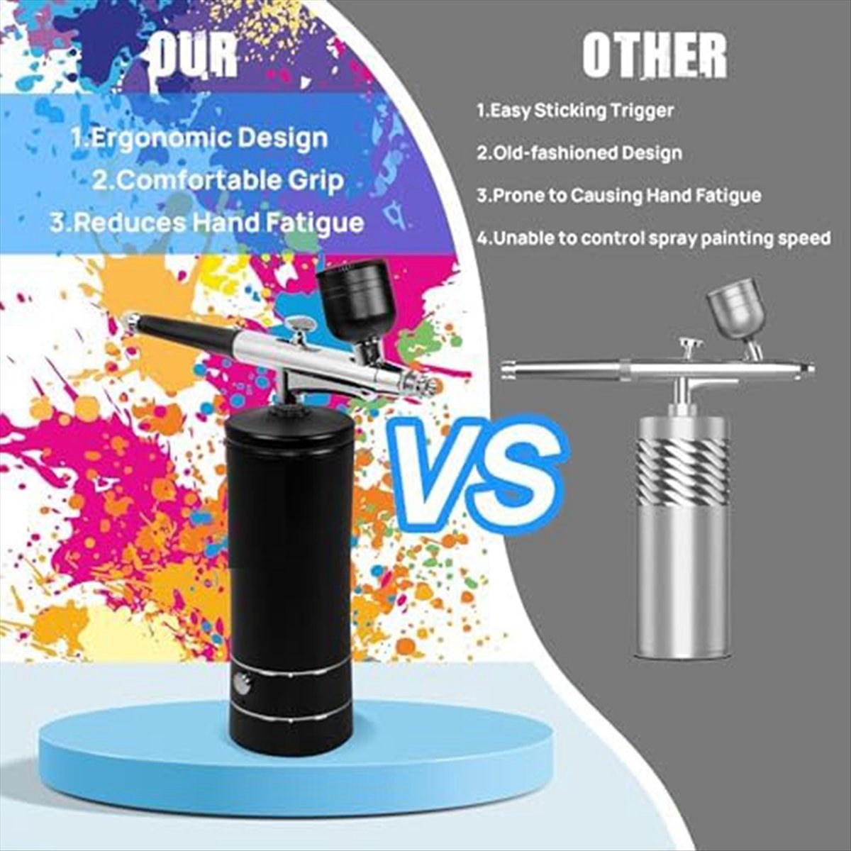 AirBrush Kit with Air Compress - Air Compressor recensie en prijs