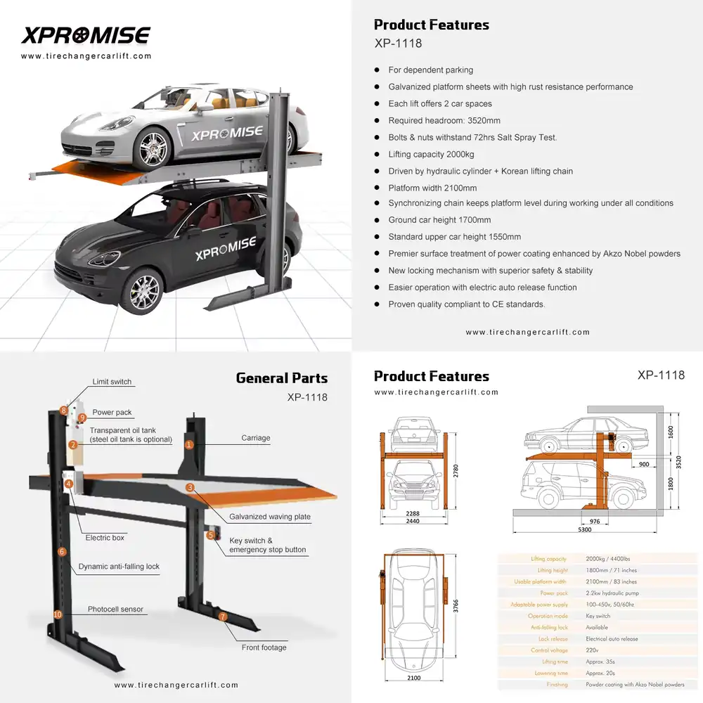 New Design Two-Post Car Parkin - Auto Repair Shop Design recensie en prijs