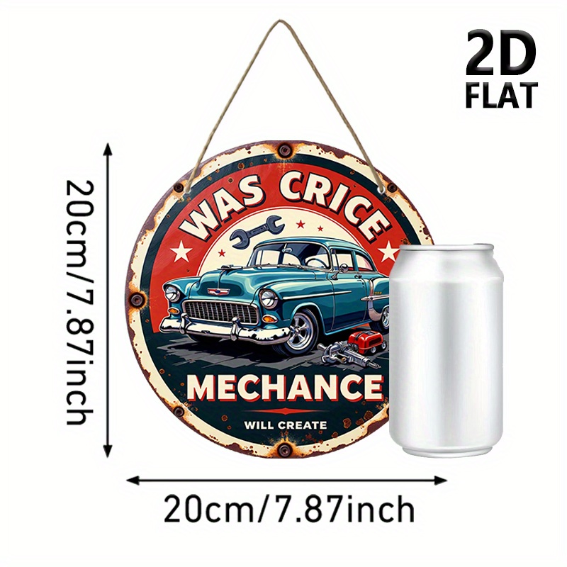 2D plane, retro auto repair sh - Auto Repair Shop Design recensie en prijs