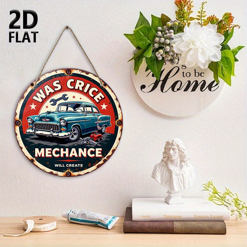 2D plane, retro auto repair sh - Auto Repair Shop Design recensie en prijs