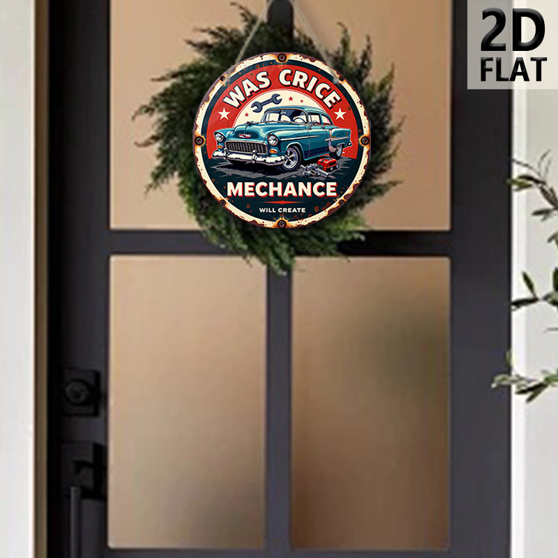 2D plane, retro auto repair sh - Auto Repair Shop Design recensie en prijs
