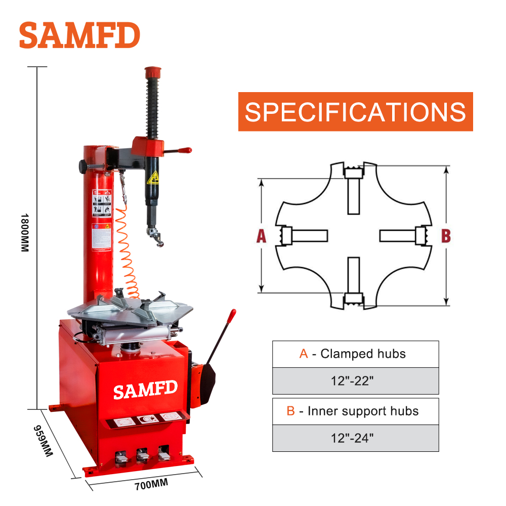 New Automatic Tyre Fitting Mac - Tire Changer Machine recensie en prijs
