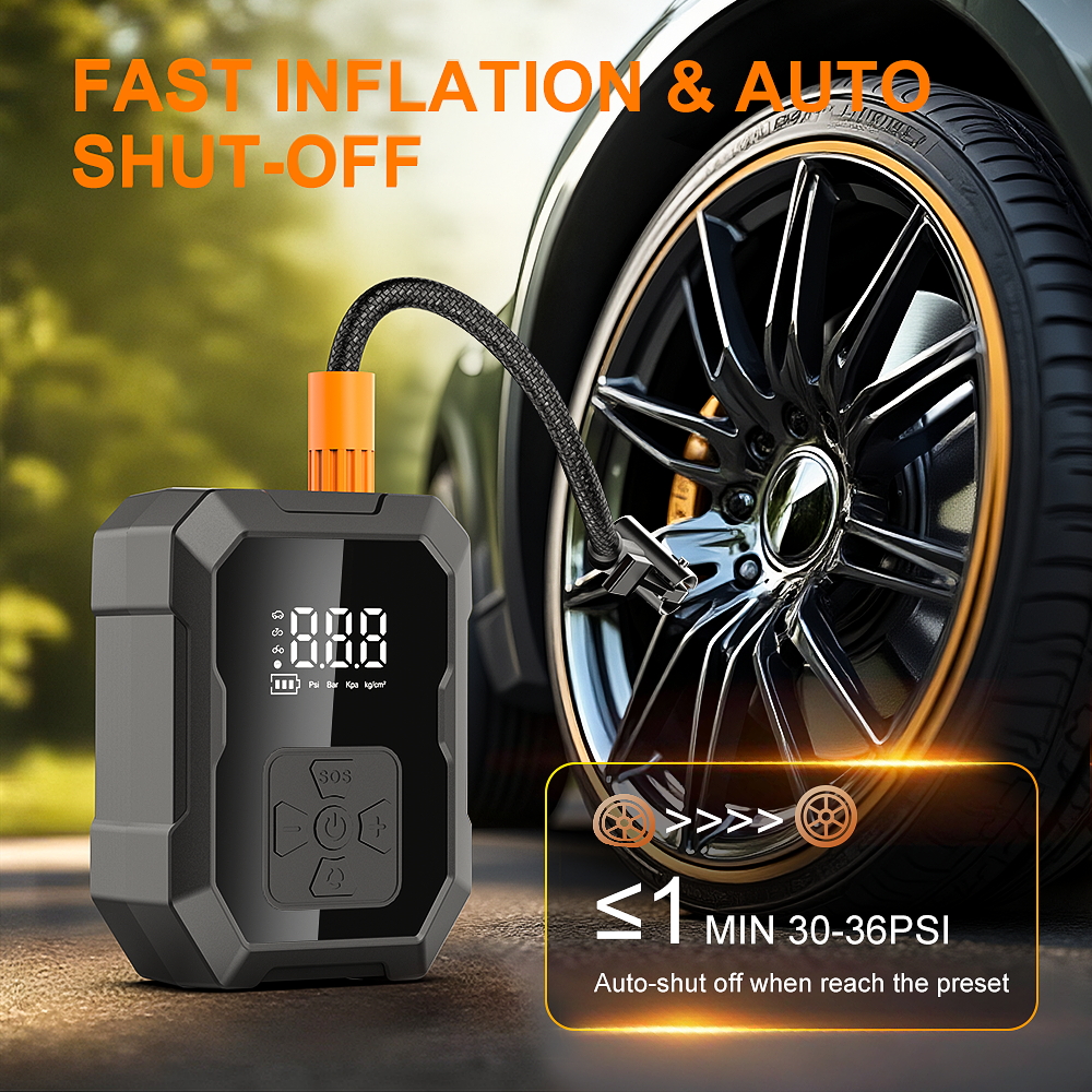 YIJU Mini Air Pump Tire Inflat - Air Compressor recensie en prijs