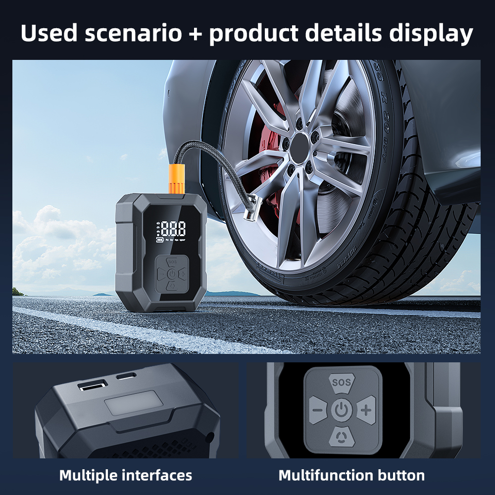 YIJU Mini Air Pump Tire Inflat - Air Compressor recensie en prijs